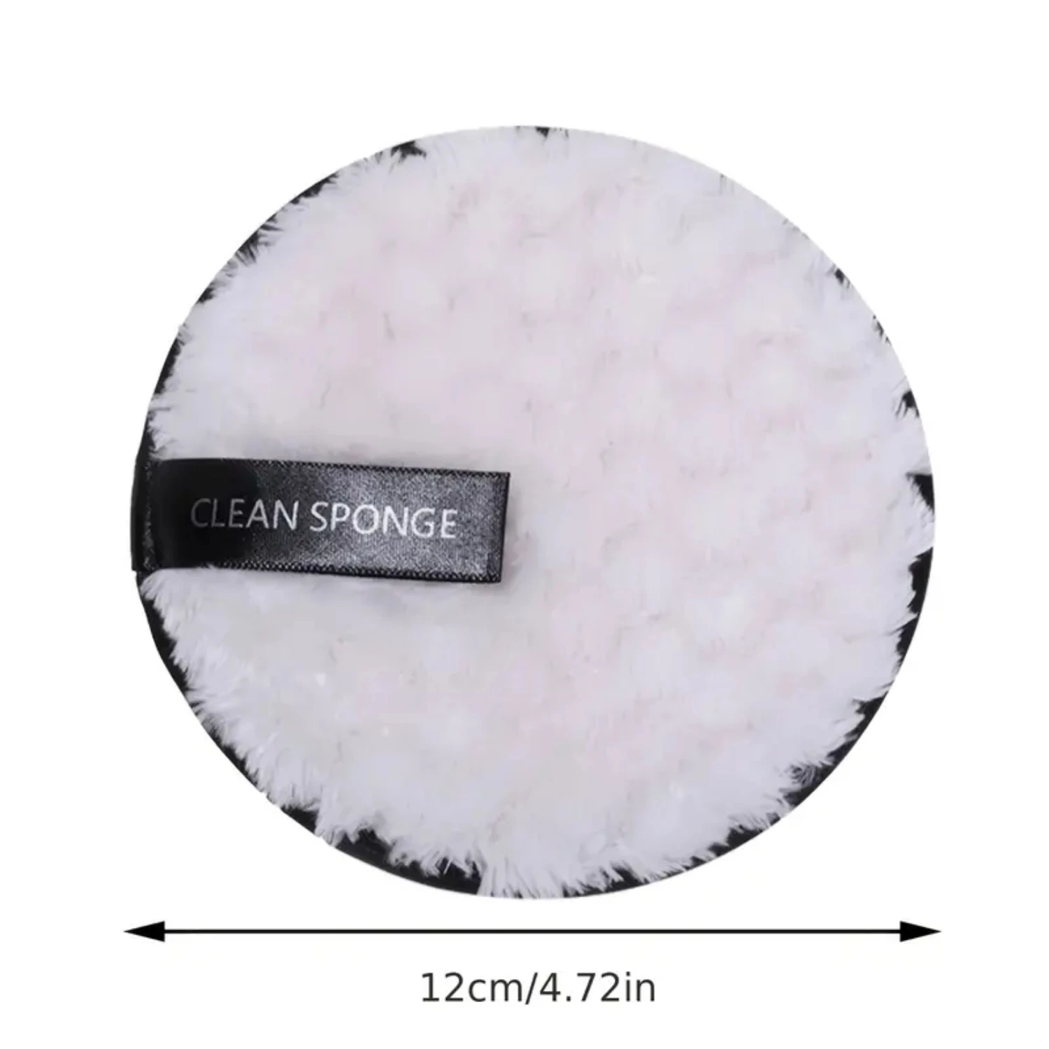 Pano de almofadas removedoras de maquiagem suave e eficaz para base líquida e creme - ferramenta de remoção de maquiagem lavável, adequado para a pele