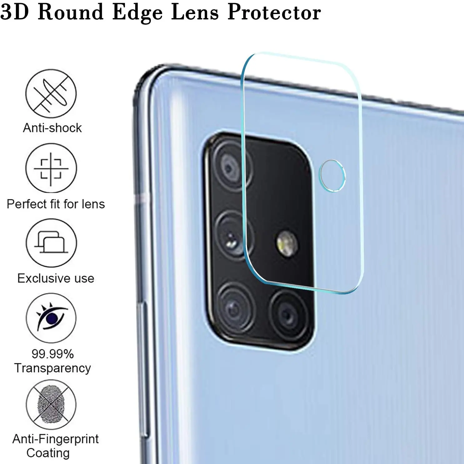 New Back Lens film Screen Protector For Umidigi Bison 2 Pro Soft Tempered Glass