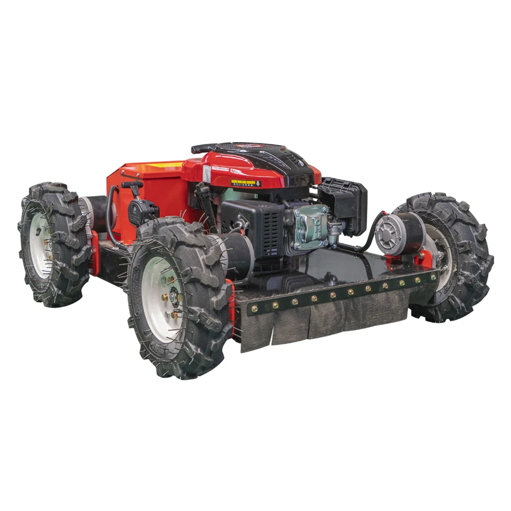 550mm 600mm 800mm 1000mm Factory Cheap Grass Cutter Robot Crawler Remote Control Lawn Mower With CE EPA Certificate