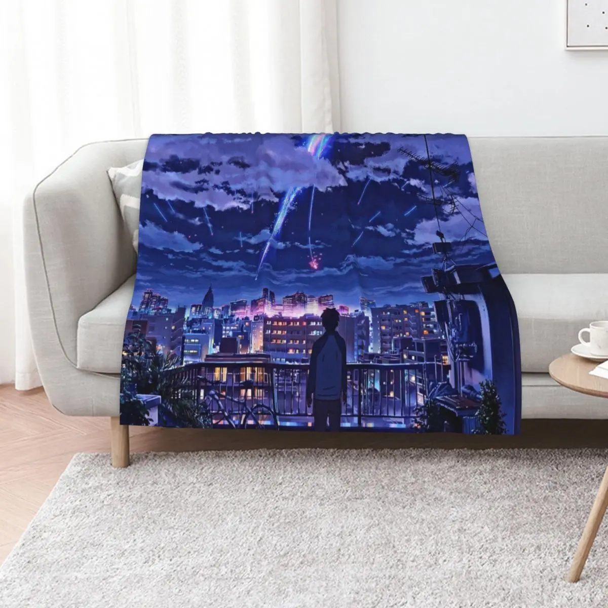 A Familiar Feeling Throw Blanket Warm manga Luxury Furrys Comforter Soft Beds Blankets