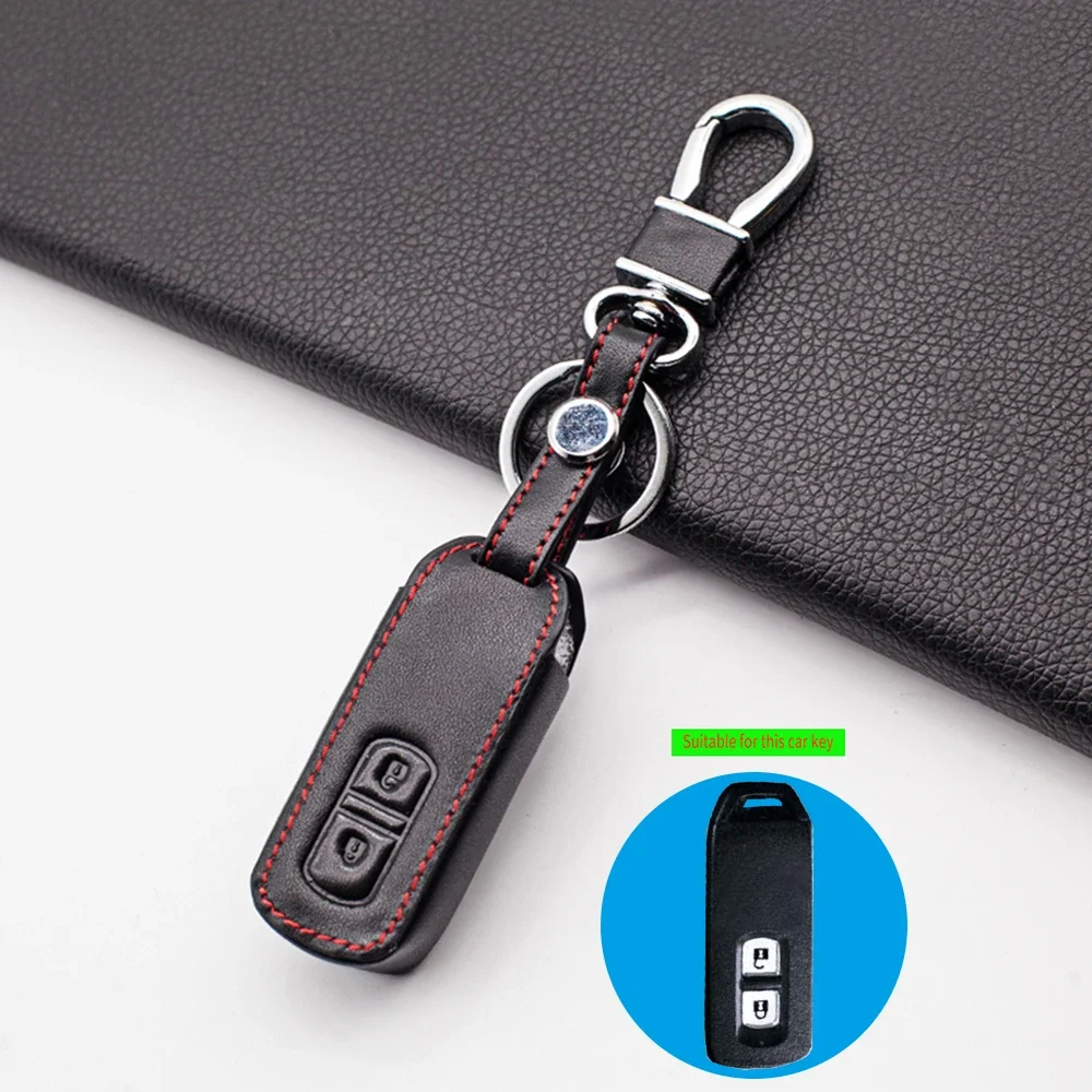 Fashion Style Soft Leather Case Cover for Honda N BOX / N WGN / N ONE 2012-2017 2 Buttons Smart Keyless Remote Fobs Accessories