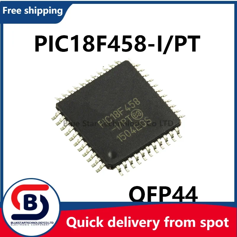 Free Shipping 1-10pcs/lots PIC18F458-I/PT PIC18F458 18F458 QFP44 Quick delivery from spot