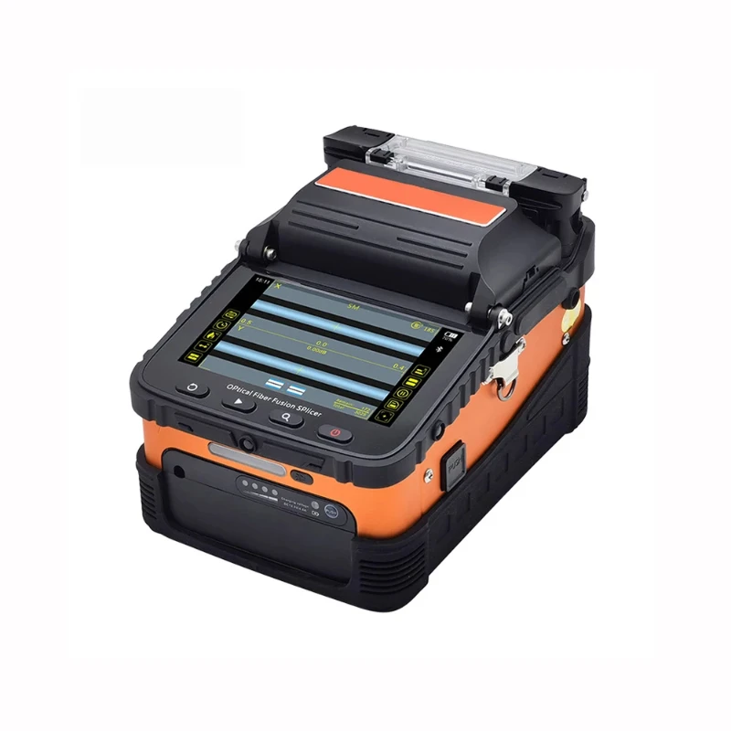 AI-6C+ Fiber Optic Handheld Fusion Splicer Splicing Machine For FTTH