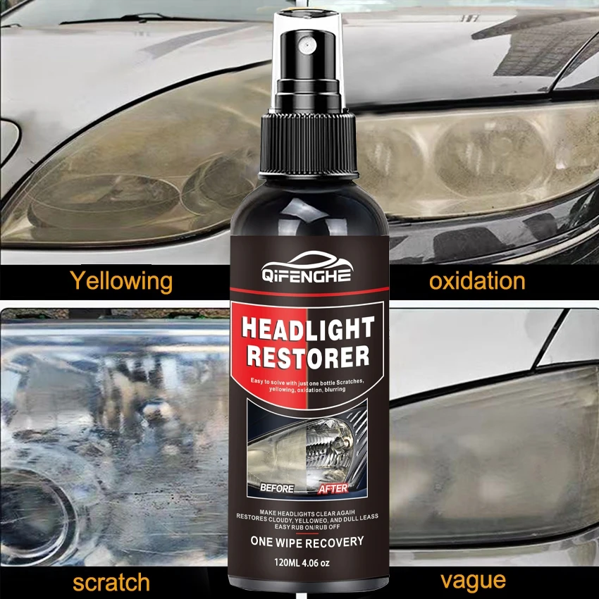 مجموعة ترميم المصابيح الأمامية - حل إصلاح متطور للمصابيح الأمامية الشفافة والمشرقة، يمنع الاصفرار والأكسدة، يدوم طويلاً #6
