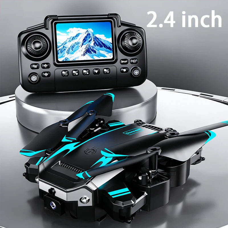 New Hot Sell S6 Drone Profesional 8k 4K HD Camera Optical Flow 5G Control Screen Obstacle Avoidance Quadcopter APRON Kids Gift