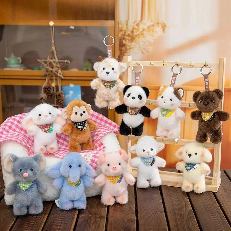 furry-plush-car-hanging-toys-animal-dolls-sheep-monkey-elephant-scented-soft-toys-360-degree-rotatable-universal-age-pp-cotton