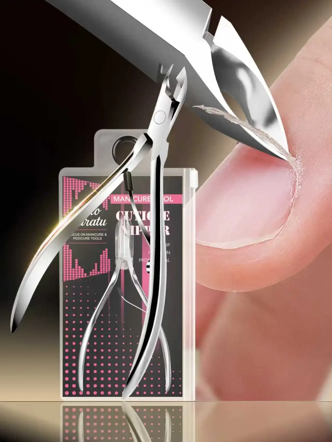 

Salon-Quality Cuticle Cutter Nippers Profession Cuticle Trimmer Super Sharp Cuticle Cutter Manicure Nail Cuticle Remover Clipper