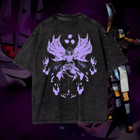 2025 New Anime T-Shirt Orochimaru Curse Mark Y2k Streetwear Men's Washed T-Shirt Summer Cotton T-Shirt Vintage Top
