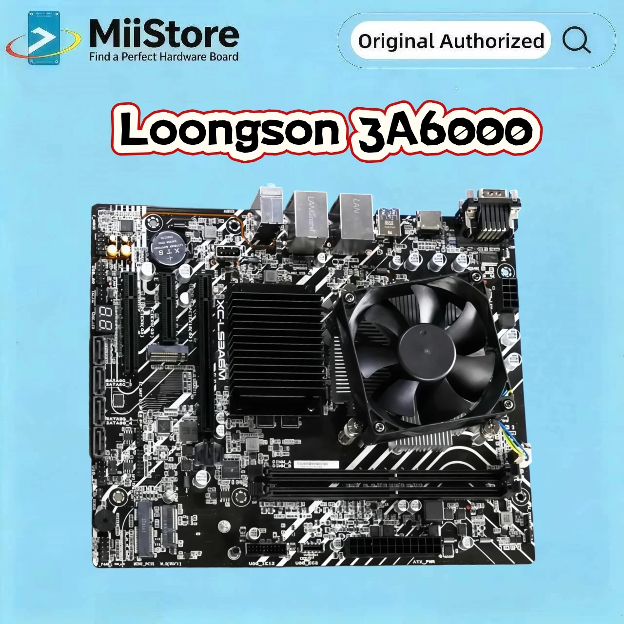 

New Arrival Loongson 3A6000 Corerboard XC LS3A6M Complete Development Machine Board