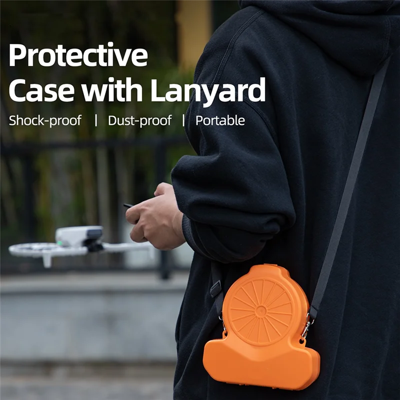 حقيبة تخزين DJI Flip Drone مقاومة للغبار، حافظة محمولة مقاومة للسقوط مثالية لملحقات طائرة DJI Flip Drone-A77G