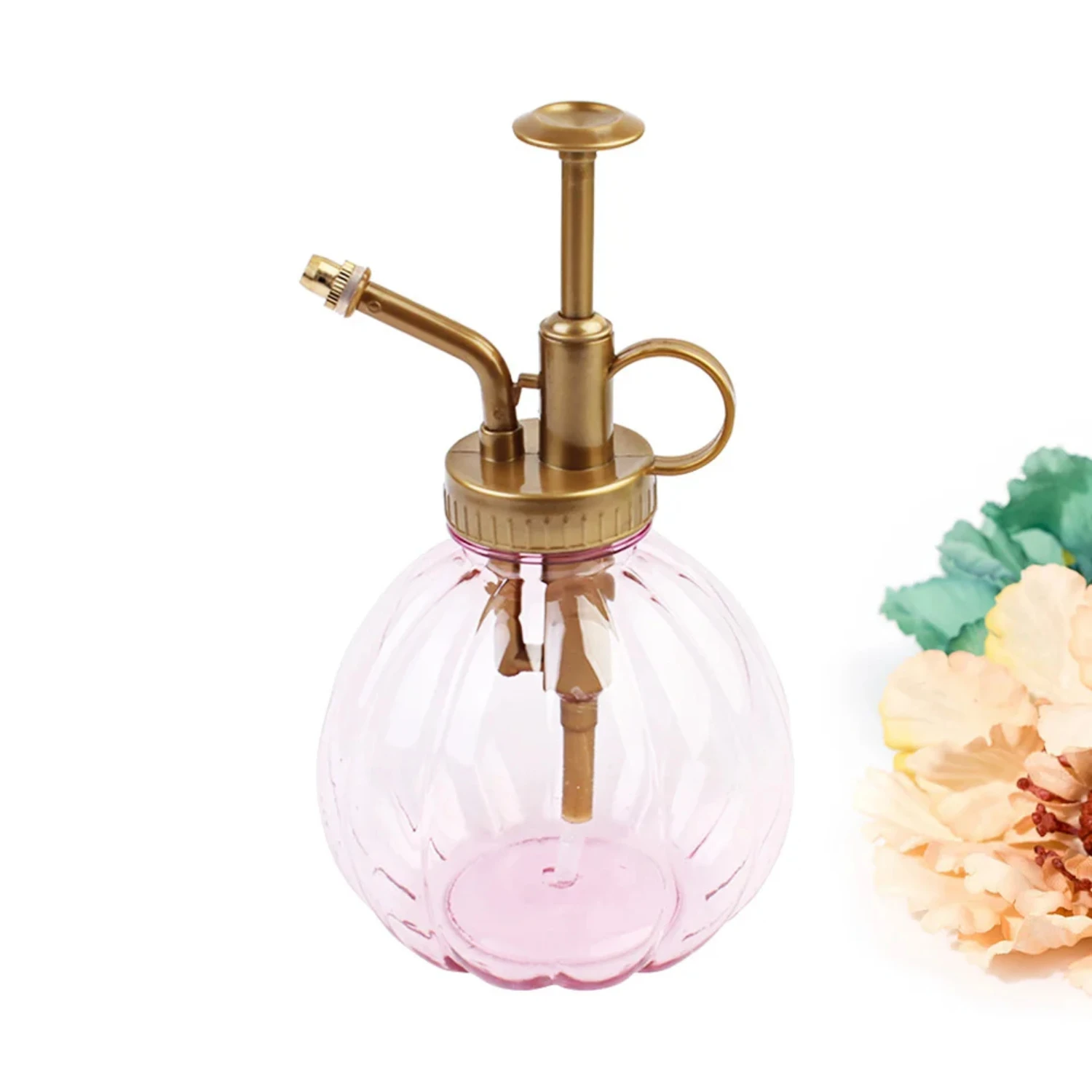 

Spray Bottle Watering Can Mist Sprayer Flower Bottles Pumpkin Shape Pot Vintage