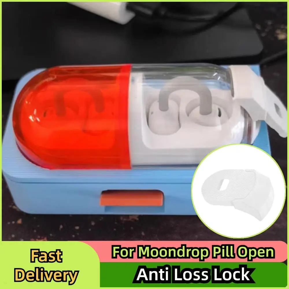 For Moondrop Pill Open Ear Headphones Magnetic Anti Loss Lock Hanging Lock Buckle Anti-drop Protection Buckle For Earbuds