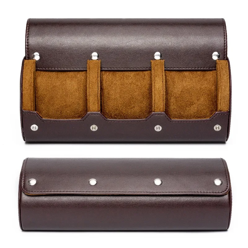 

High-end Card-type Pu Leather Portable, Watch Zipper Bag, Watch Box Storage Box