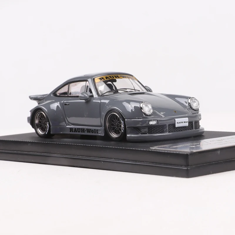 1/64 Model samochód symulacyjny do odlewania odlew stopu Porsche 993 RWB oryginalna dekoracja z wysokiej klasy kolekcji prezent