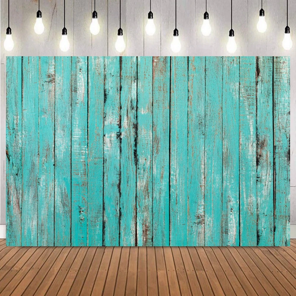 ไม้ผนังการถ่ายภาพฉากหลังสีน้ําตาลสีขาวสีเทาไม้ Baby Shower Birthday Party Decor พื้นหลัง Photobooth สตูดิโอ Props