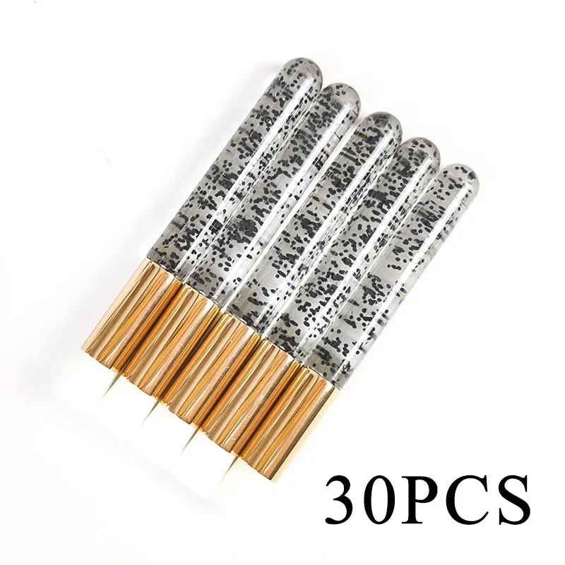 

Glitter Lash Shampoo Brushes Nose Pore Cleansing Makeup Tools Wholesale 30/50pcs Eyelash Cleaning Brushes for Eyelash Extensions