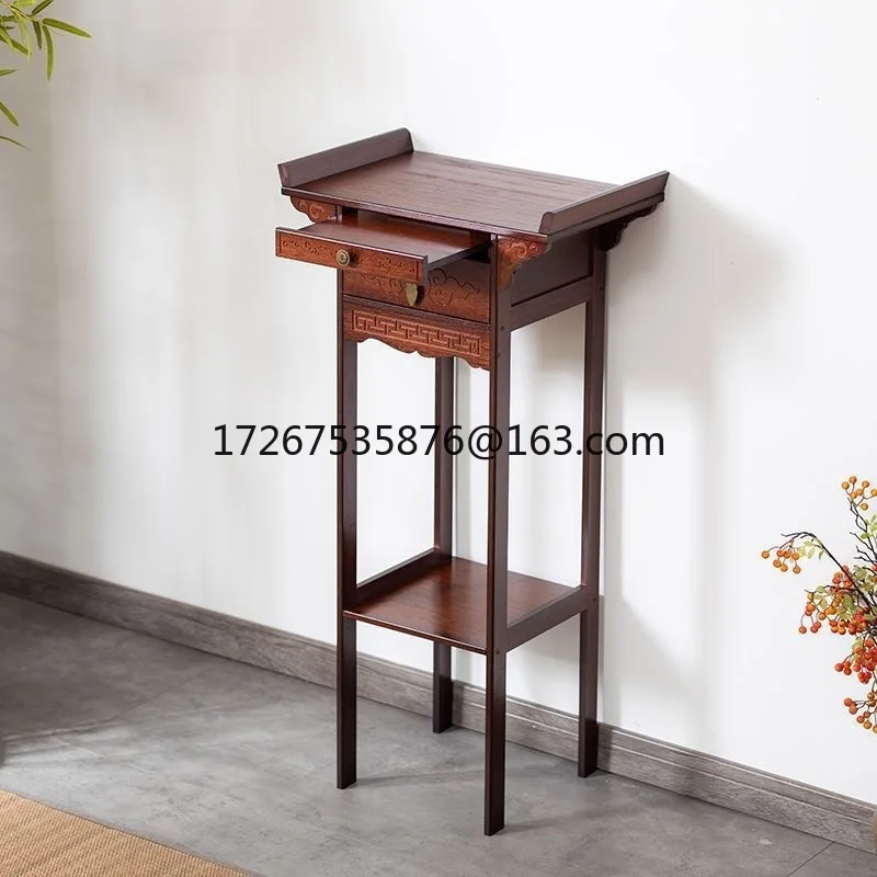 

Solid Wood Feng Shui Altar Table for Living Room Home Shrine Buddha Table God of Wealth Worship Desk Entryway Cabine