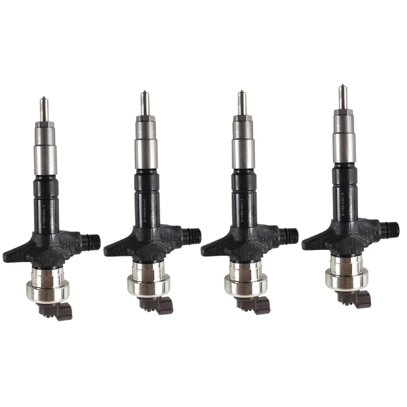 4Pcs  4JJ1 Engine Fuel Injector 8-98011604-5 8980116041 8-98011604-1/2/3/4 095000-6980 095000-6100 for Denso Isuzu Holden 3.0L