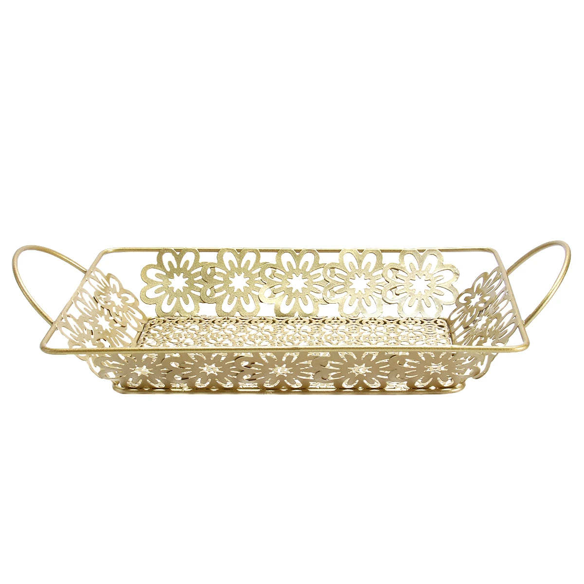 

Metal Storage Kitchen Home Decor Reusable Practical Tray Washable Premium Iron Fruit Basket Fruit Tray Durability