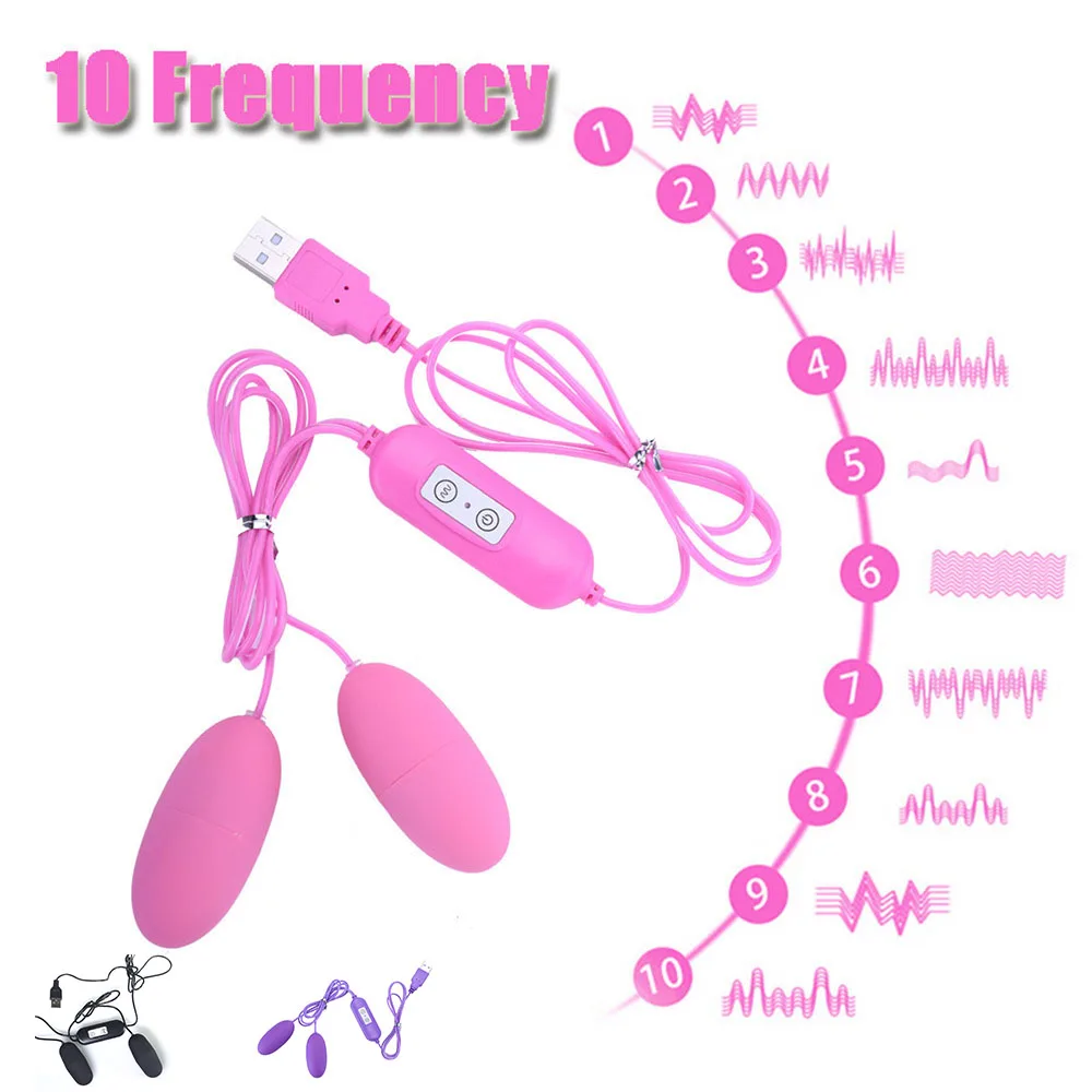 USB هزاز بيضة مزدوجة للنساء ، اهتزاز الشرج والبروستاتا ، محفزات بقعة G للبظر ، الاستمناء ، مدلك المهبل ، ألعاب الجنس