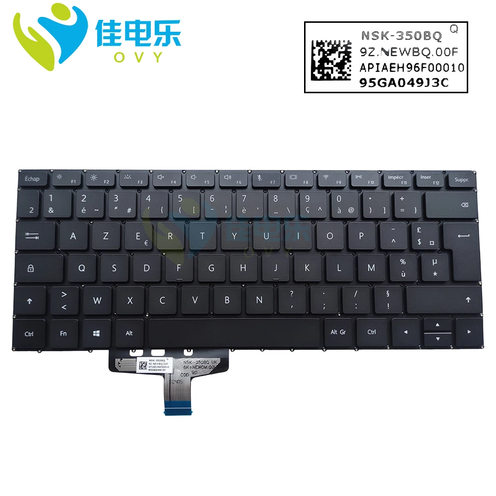 UK Belgium French Backlit Keyboard For Huawei MateBook 13 WRT-W09 WRT-W19L W29 HN-W19R HN-W29R WRT KPL W00 FR AZERTY Keyboards