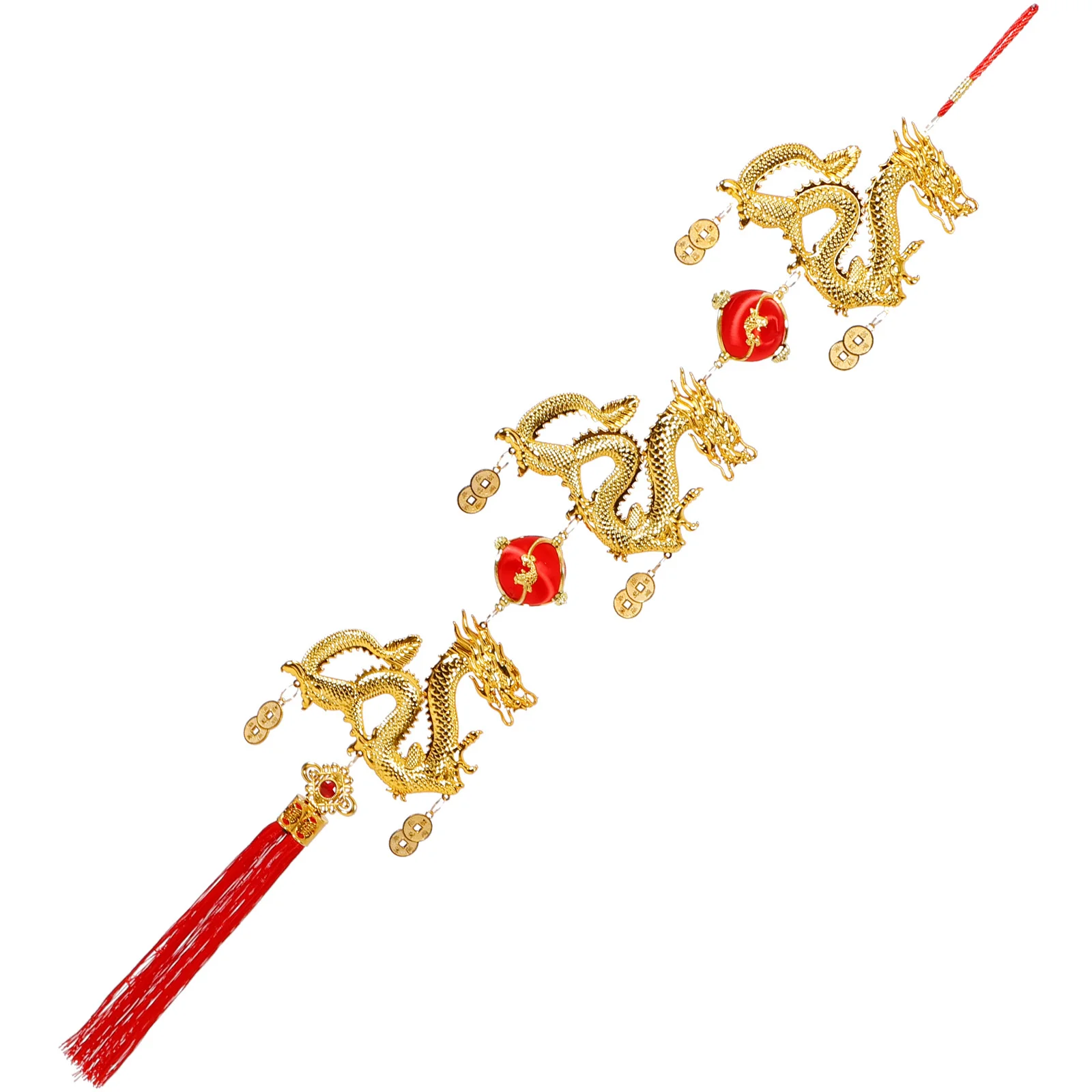 

Dragon New Year Pendant Chinese Style Exquisite Decoration Festive Office Festival Supplies