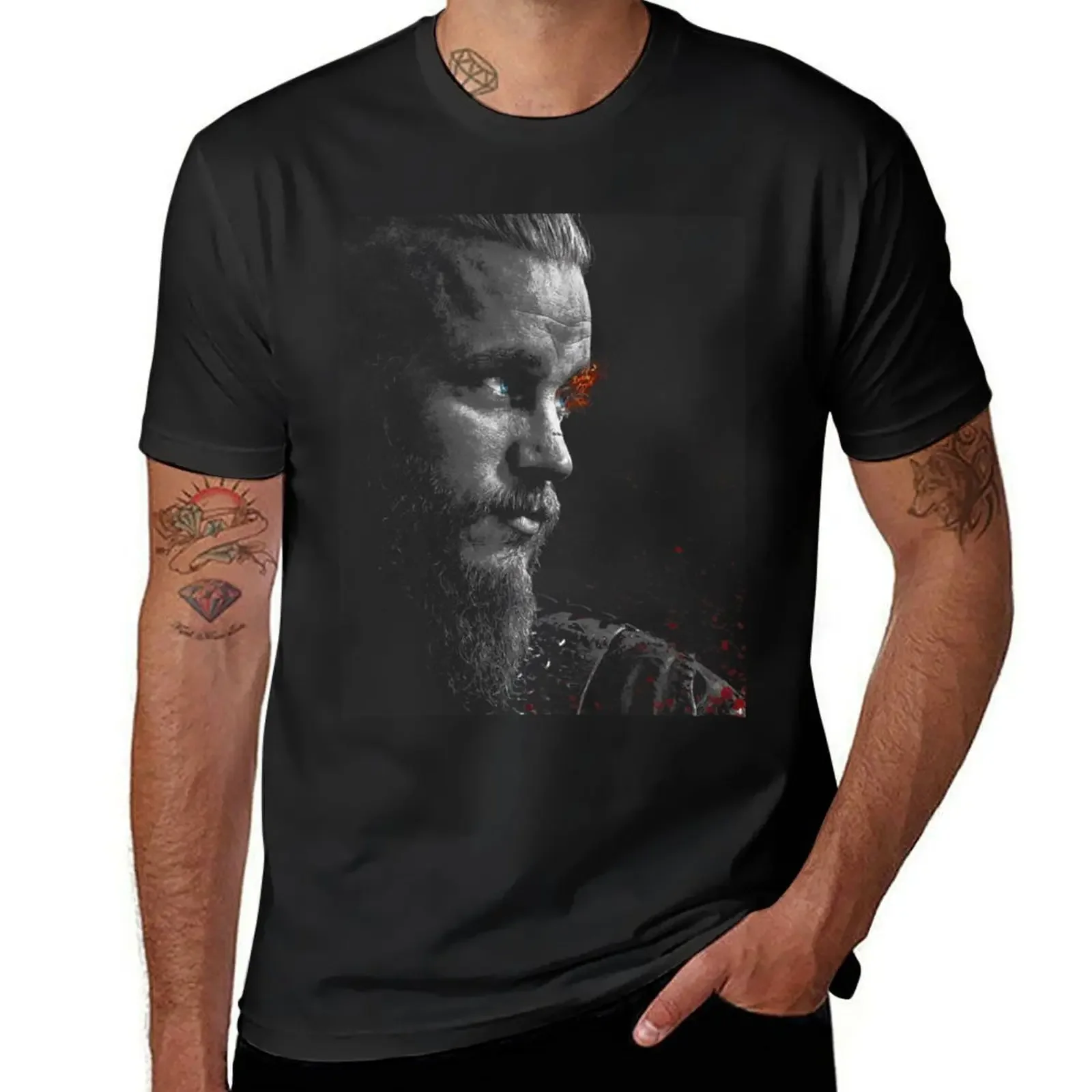 Ragnar Lothbrok Classic art T-Shirt cute tops summer clothes boys whites shirts graphic tees mens champion t shirts