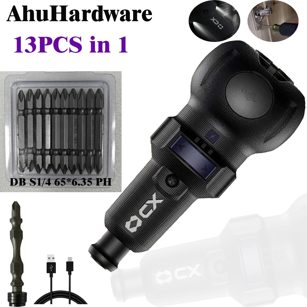 

Mini Cordless Electric Screwdriver 850mah Rechargeable Adjustment Power Drill Multi-function Disassembly Torque Repair Tools