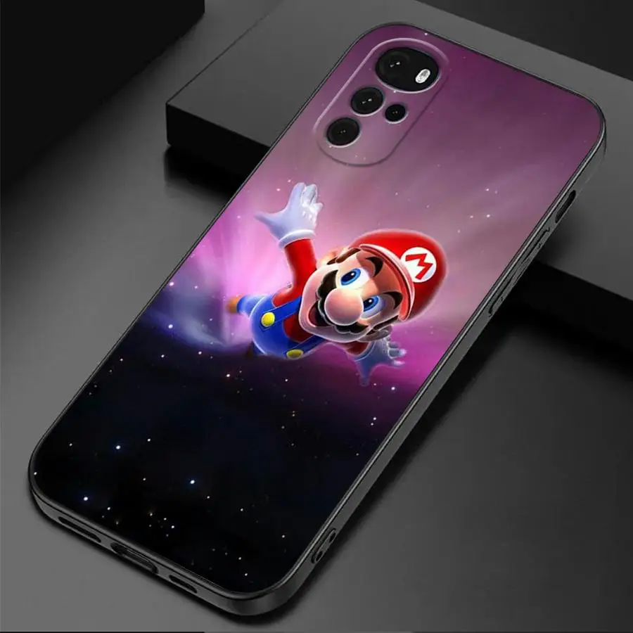 Super Marios Cartoon Cover Phone Case for Motorola Moto G30 G31 G50 G51 G60S G71 G22 G32 G52 G72 G53 G73 Soft TPU