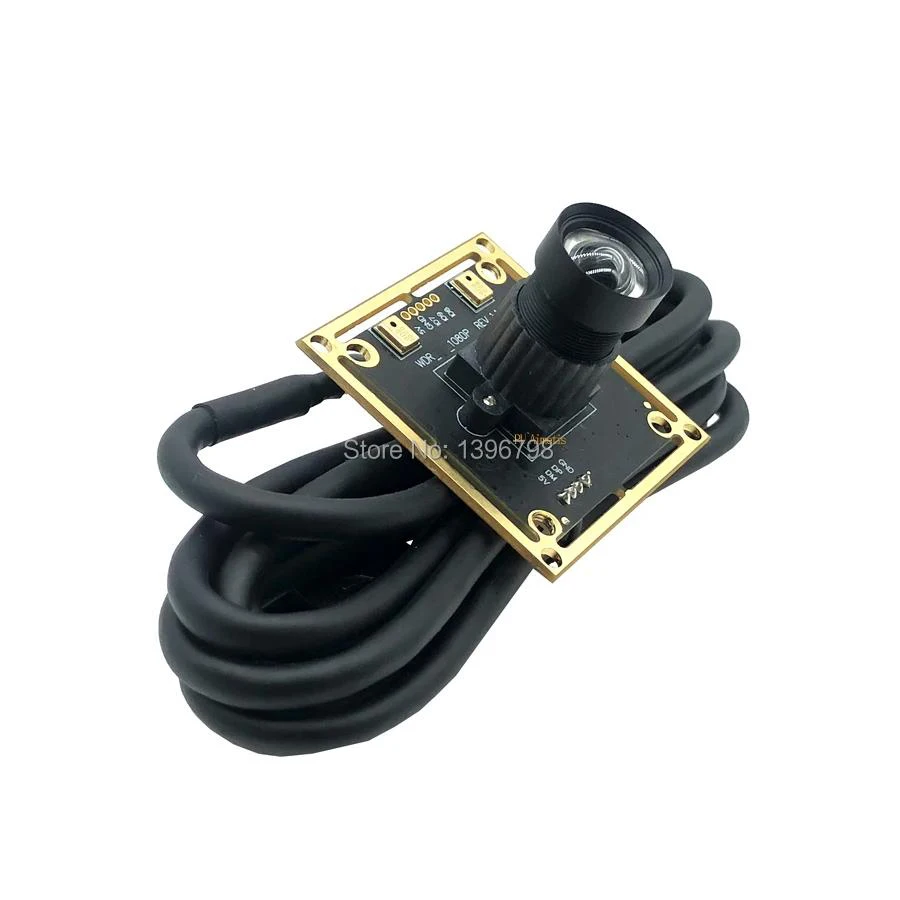 2MP Distorsione Zero UVC Webcam 30FPS Modulo fotocamera USB Riprese Ampio riconoscimento facciale dinamico 1080P Linux Supporto Windows Audio