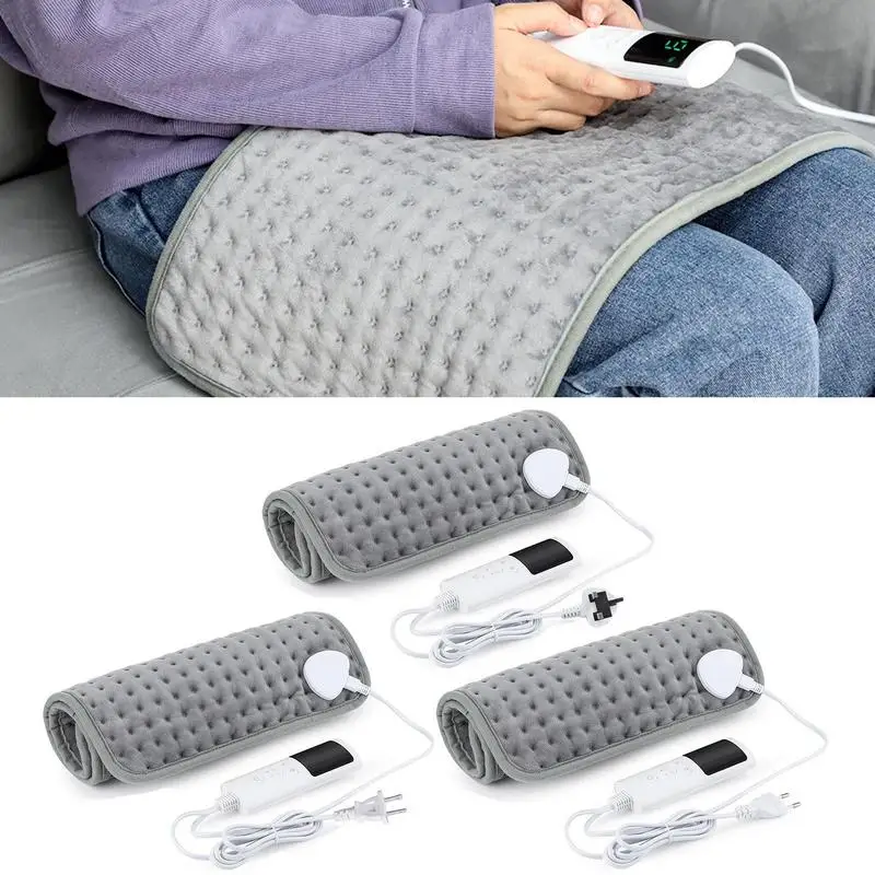 Heating Pad For Cramps 22.11-inch Portable Hot Heated Pad Back Electric Heating Blanket 4 Levels Of Timing 9 Temperature Levels