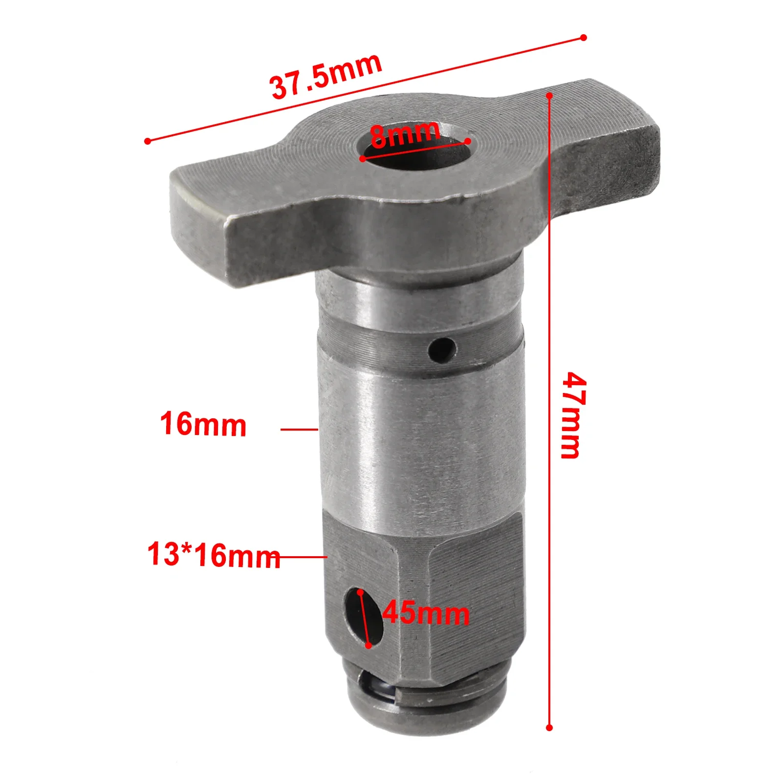 Imagem -06 - Chave Eixo Bigorna para Ferramenta Elétrica Wu278 Wu268 Wu279 Chave Elétrica Eixo Acessórios Peças 1pc