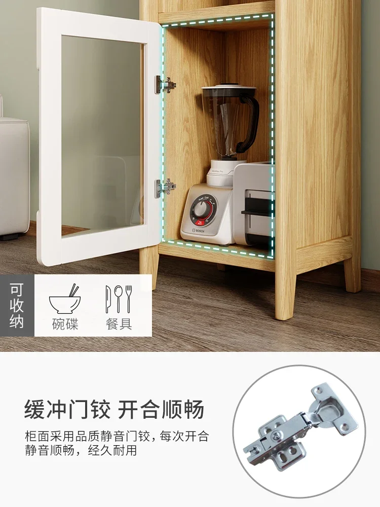 Foldable Bar Table and Chair Home Wine Cabinet Multi-Function Locker Partition Small Bar Modern Minimalist