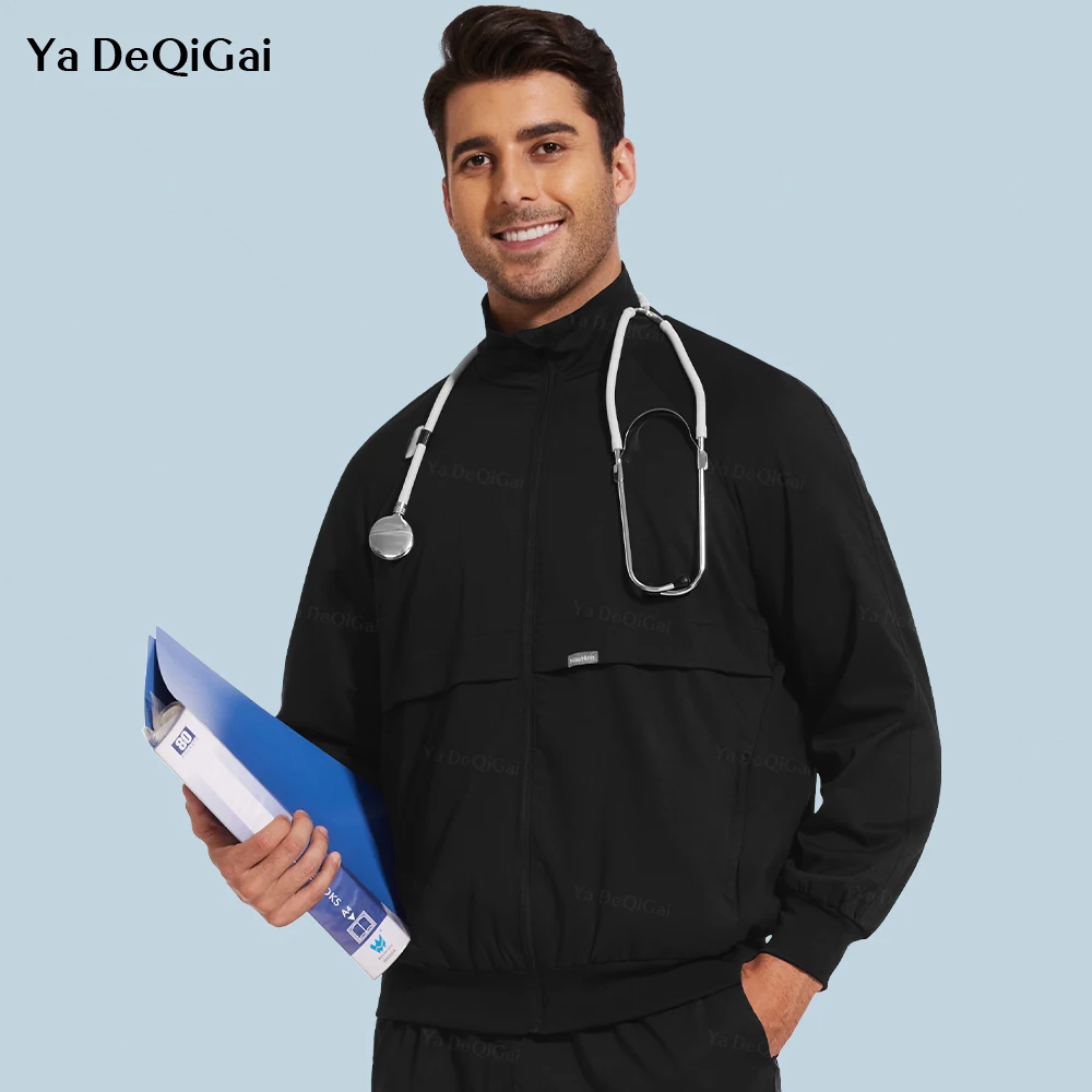 New Winter Medical Uniforms Scrubs Tops Hospital Working Scrubs Coat  Medical Supplies Nurse Dental Surgery Warm Jacket Workwear