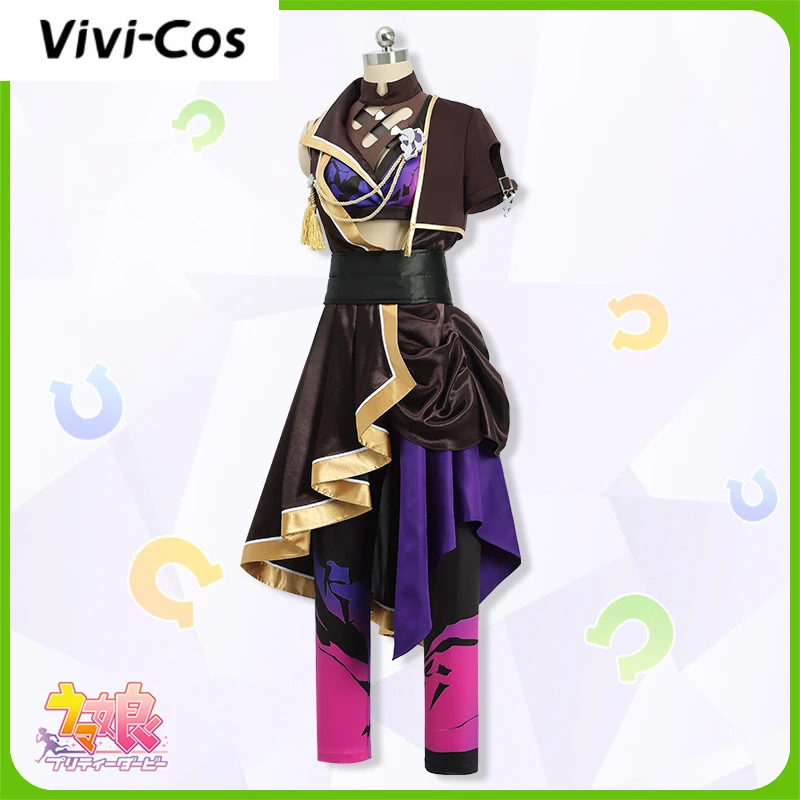 Vivi-Cos [Customized] Game Pretty Derby Narita Brian Cute Cosplay Women's Costume Gorgeous Halloween Activity Party Role Play