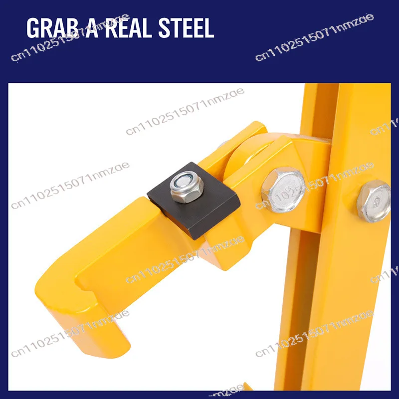 Manual Hydraulic Pile Driver & Extractor 4kg for Road Guardrail Fence Pile 46 18 8.5cm