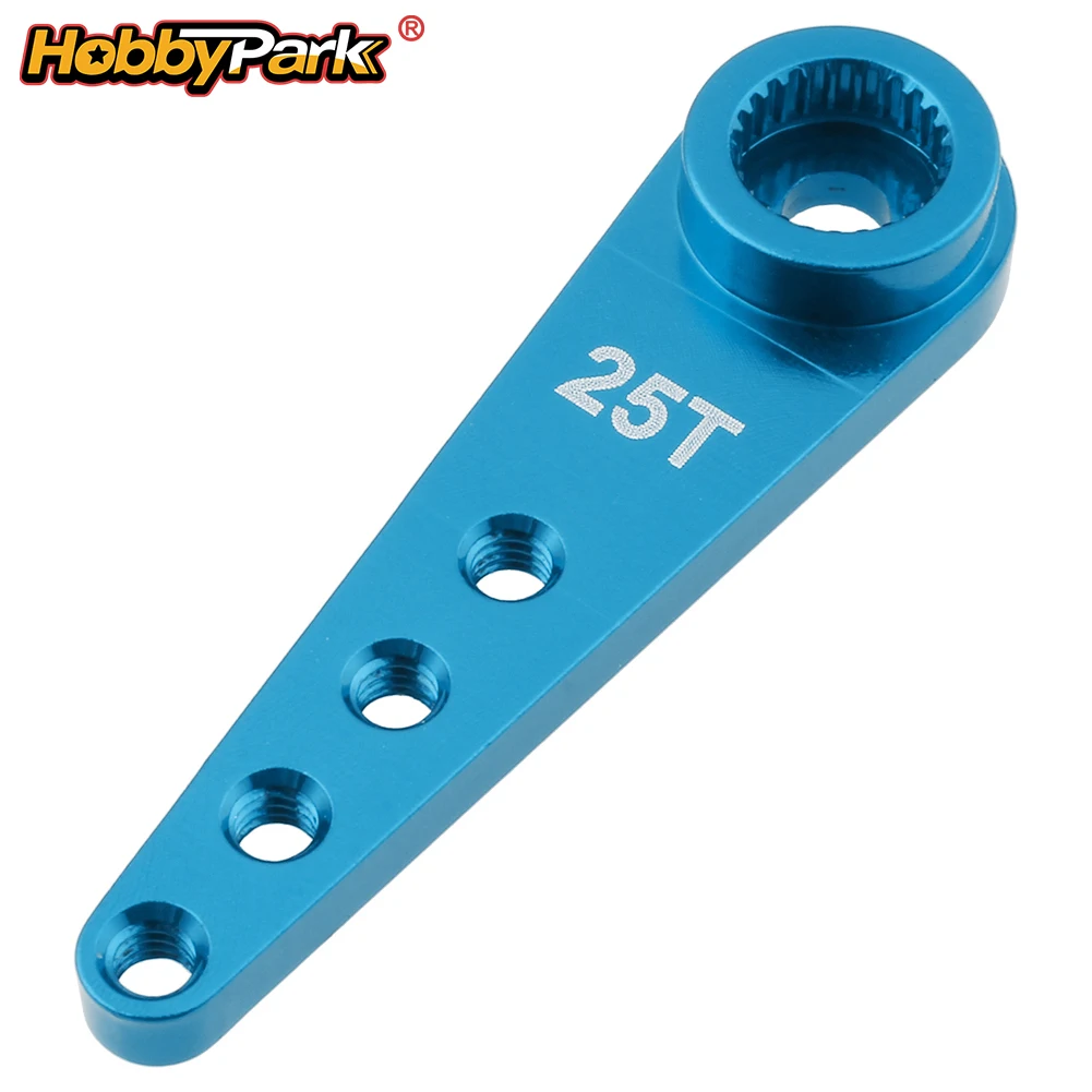HobbyPark 25T Aluminum Servo Horn Steering Arms for Futaba Savox Power HD HSP Himoto JX Motors 1/8 1/10 RC Models