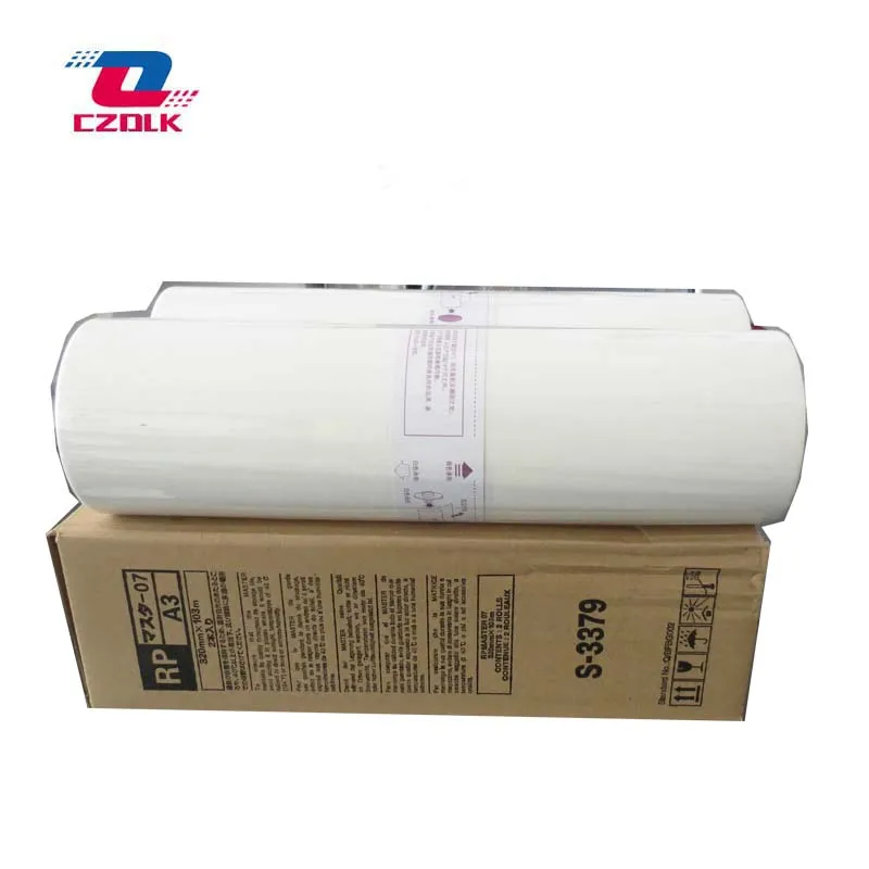 Papel encerado S-3379 para impresora Riso RP 3700, 3790, 3500, 3105, 2 uds./lote