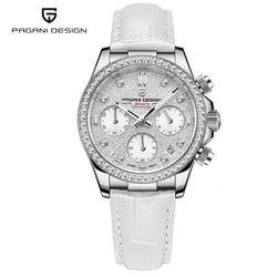 PAGANI DESIGN 36MM Fashion Multifunctional Ladies Quartz Watches Luxury Sapphire Glass watch for Women Nice Packing Perfect Gift