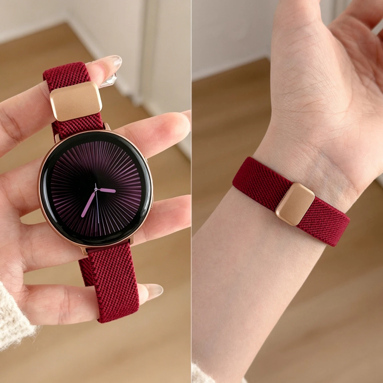 Tali Nilon Magnetik 20mm 18mm - Accessories For Galaxy Watch 5 ulasan dan harga