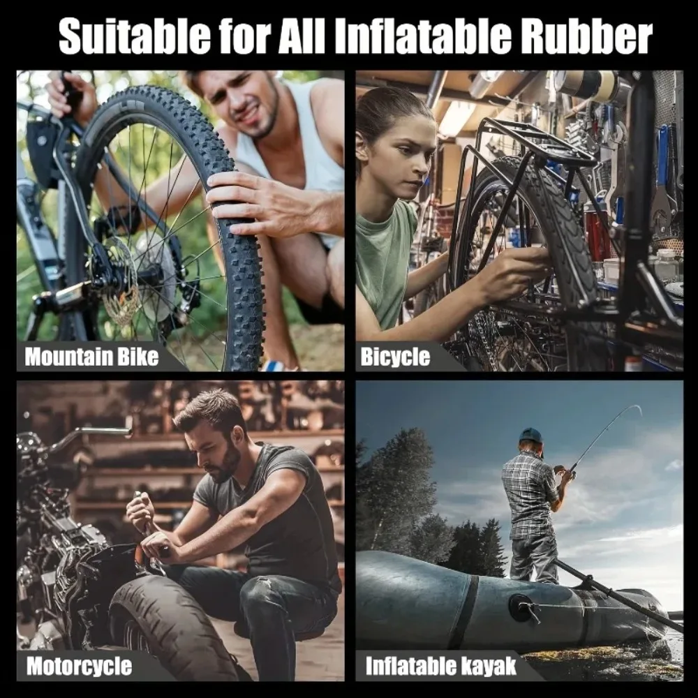 Tragbares Selbstklebendes Motorrad-Reifenreparaturset mit Hebeln für Motorroller-Reparaturen – Detail 8