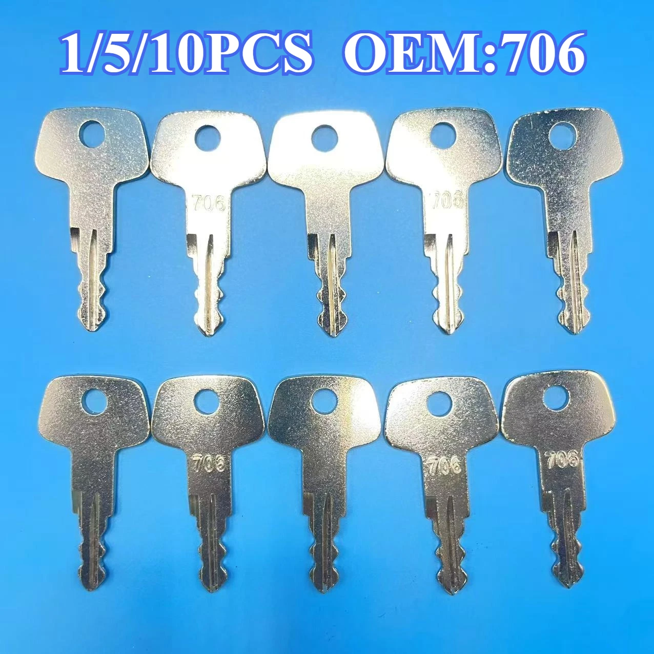 

1/5/10 шт. 706 ключи зажигания для экскаватора Liebherr крышка топливного бака ключ крышки топливного бака для Liebherr