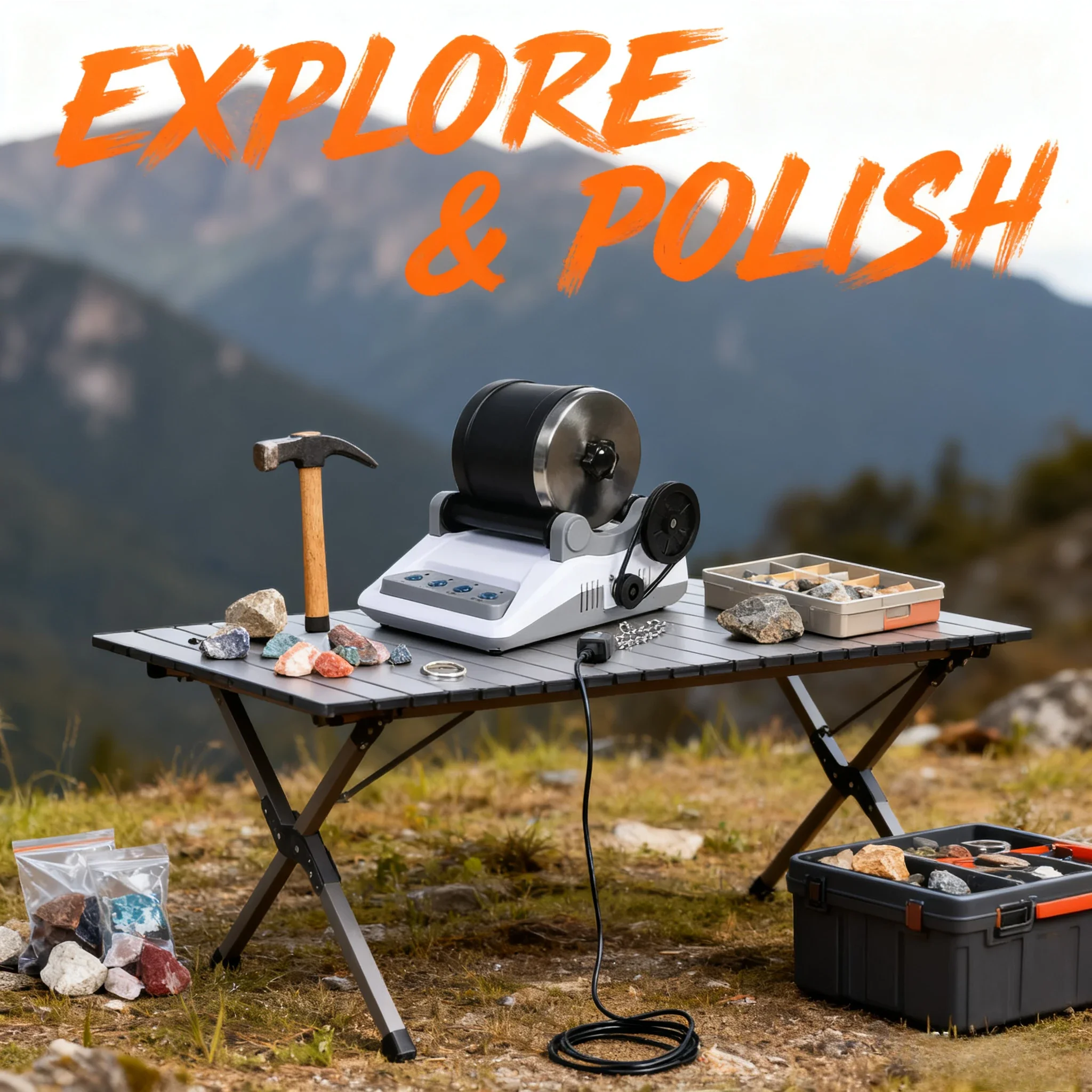 

Набор стакана 110/220 В, электрический стакан «сделай сам», игрушка с грубыми драгоценными камнями, полировка зернистости для взрослых и детей, полировальная машина