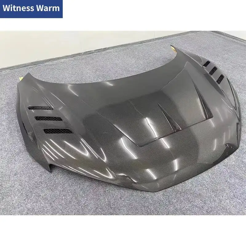 أغطية غطاء محرك السيارة الأمامي R8 من ألياف الكربون FRP لسيارة أودي R8 طقم هيكل السيارة 2016+
