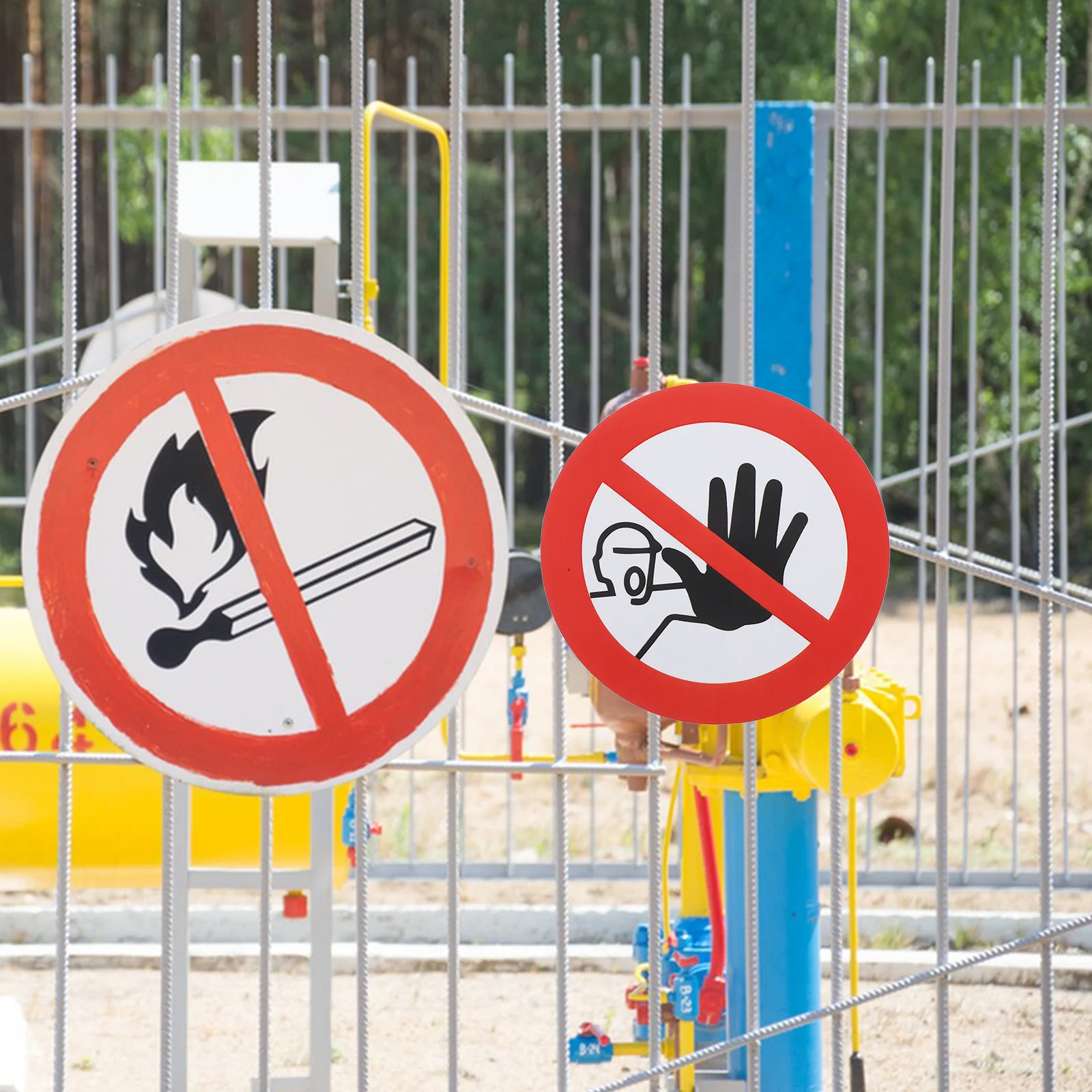 Waterproof Warning Sticker Sign Do Not Enter Safety Label For Construction Sites Self-Adhesive Outdoor Indoor Use