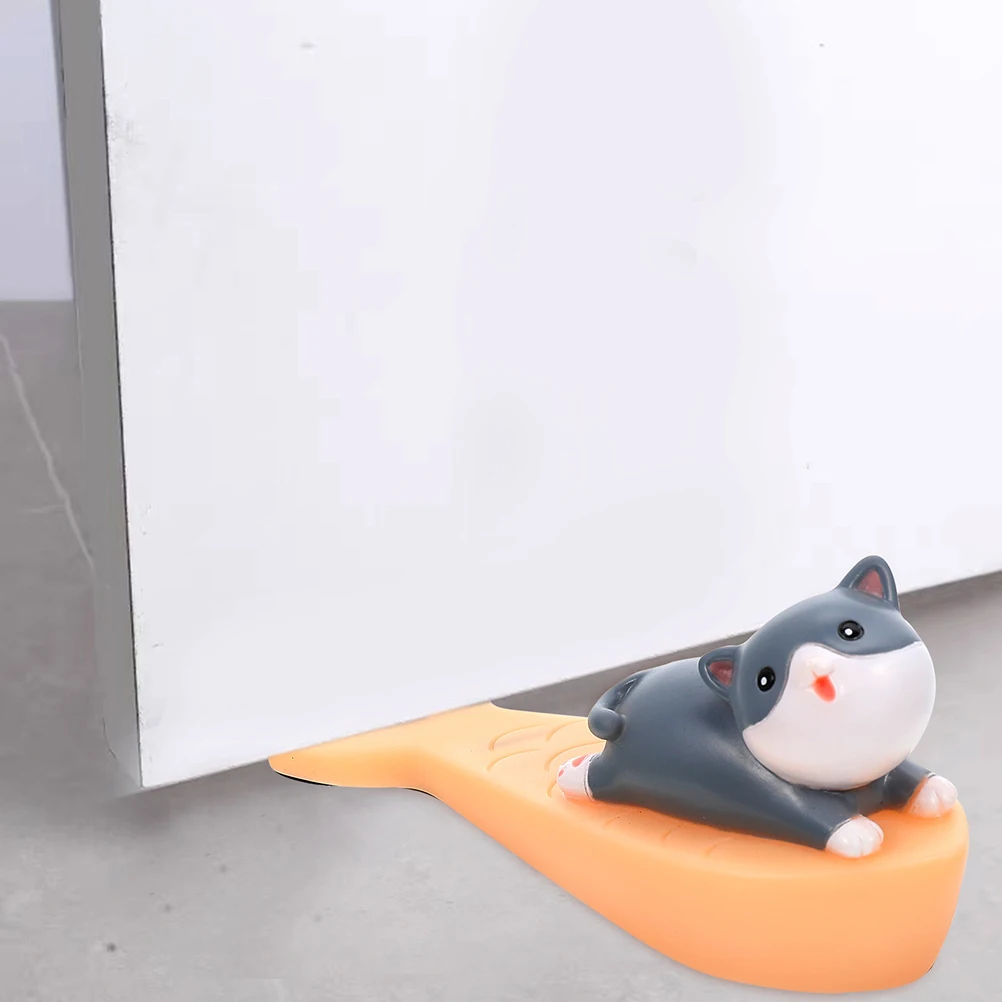 

2Pcs Animal Door Stopper Cute Weighted PVC Vinyl Stoppers Decorative Large Doorstops for Home Office Safety Pets Kids