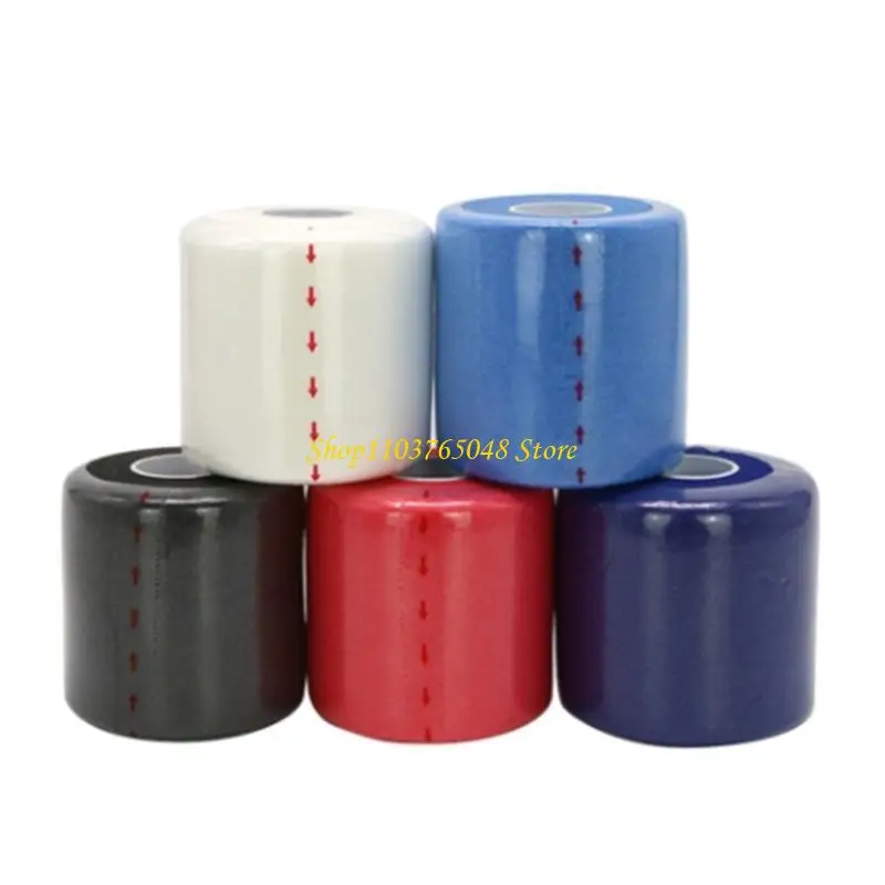 

R53E Soft Sports Tape, 1 Roll Wrap Tape Sponges Underwrap Tape, Not-Adhesive Protective Foams Wrap for Ankle, Wrist, Hand
