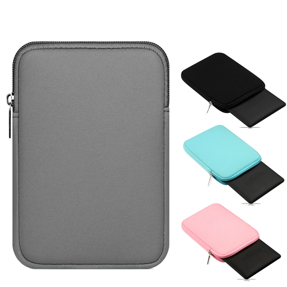 12cm*16.5cm Soft Liner Sleeve Case for 6 Inch kobo clara/ Kobo Nia/ Kobo clara 2e 6'' ereader zipper Bag