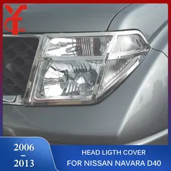 Koplamp Cover Voor Nissan Frontier Navara D40 2006 2007 2008 2009 2010 2011 2012 2013 Auto Accessoires Head Light lamp Kap Deel