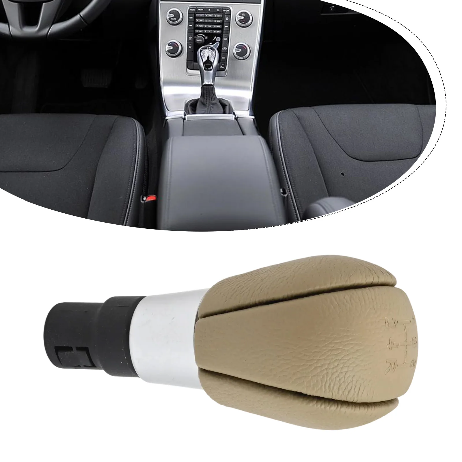 

Для Volvo Ручка переключения передач, 5-скоростная, идеально разработанная для S60 Для S80 Для XC70 XC60 с эргономичной ручкой и стильным внешним видом